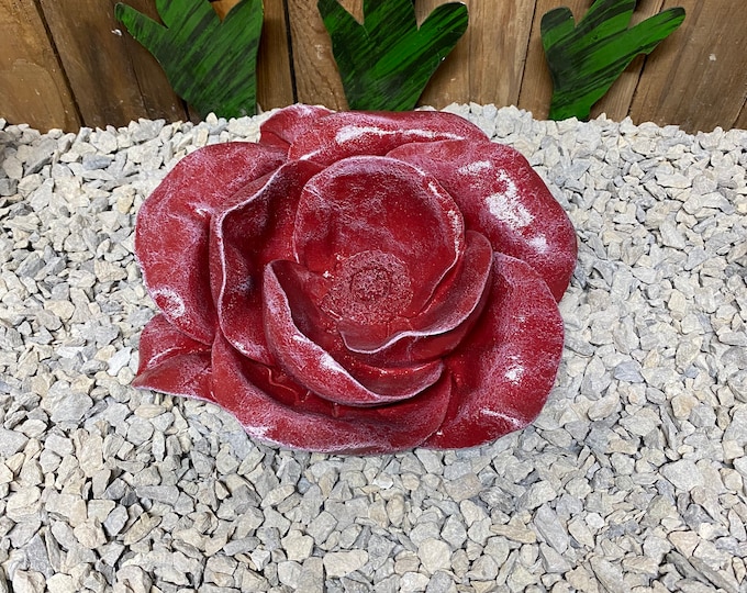 Concrete rose / flower statue indoor/ outdoor home decor
