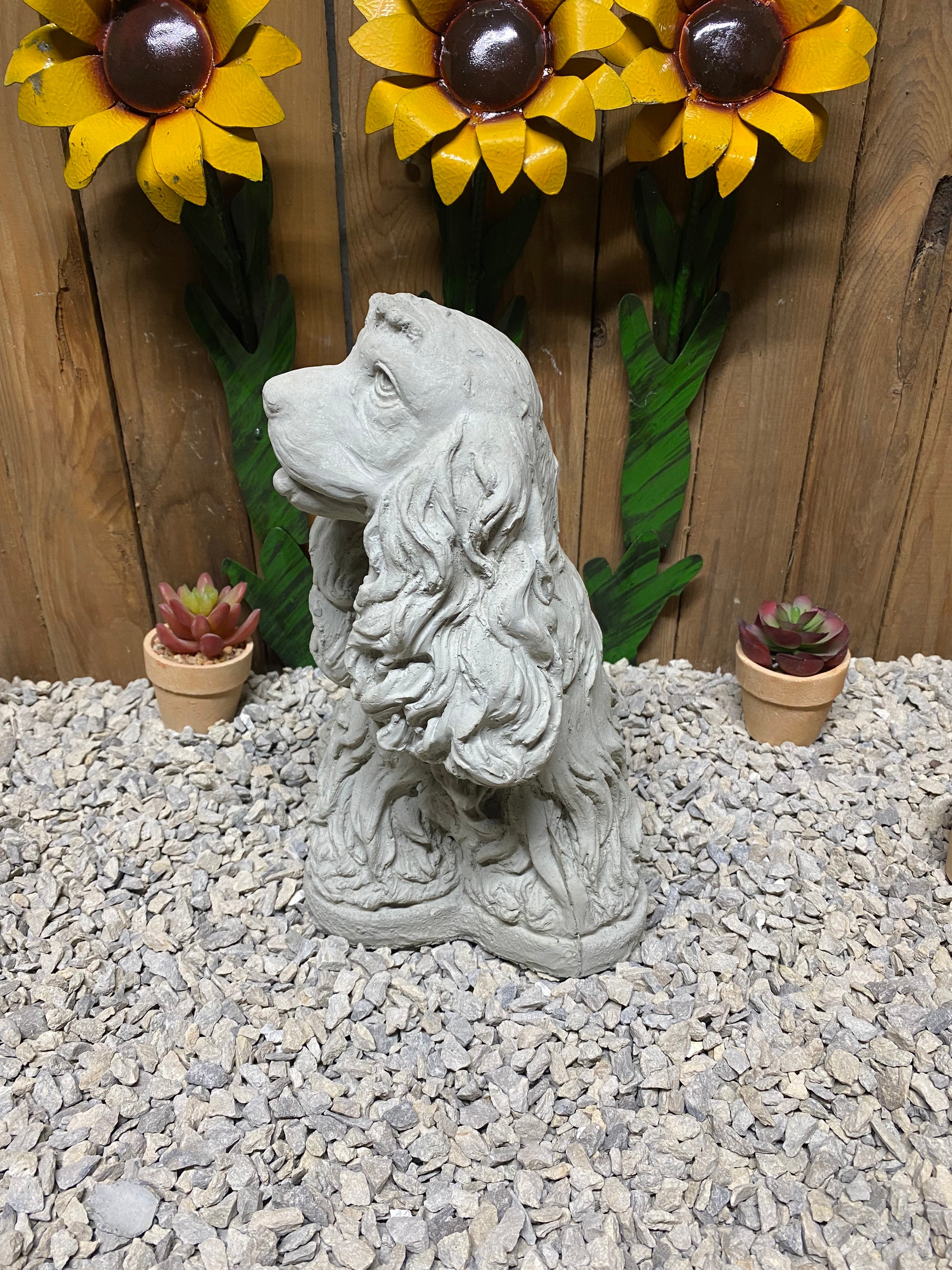concrete cocker spaniel