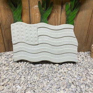 American flag concrete statue indoor/ outdoor home and garden decor