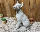 13 Doberman concrete statue garden decor
