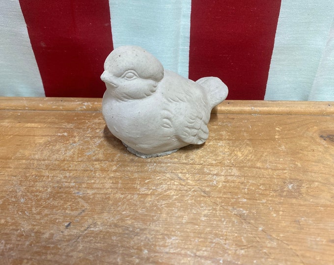 Small 4” bird concrete statue