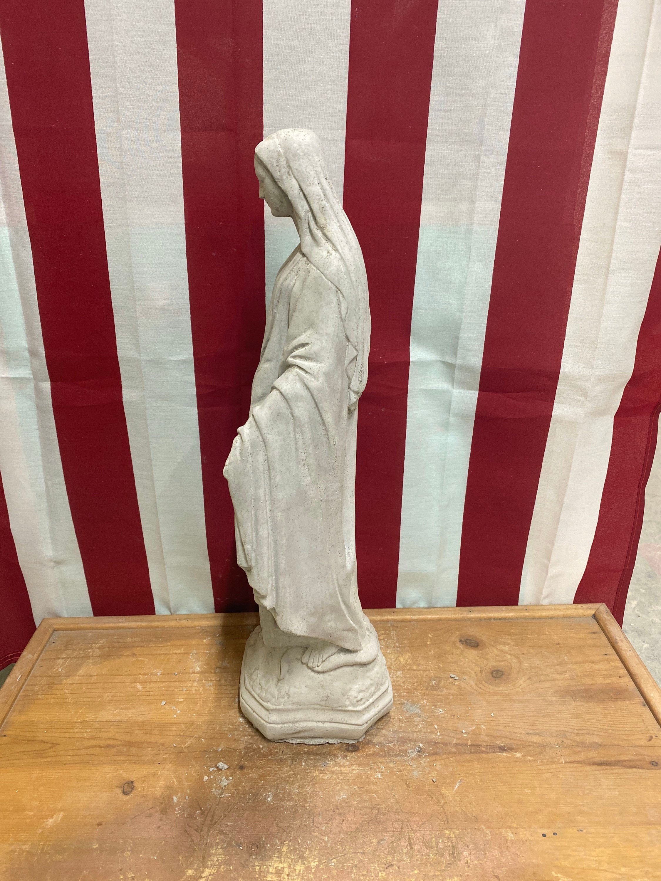 Virgin Mary Concrete Statuary | Etsy