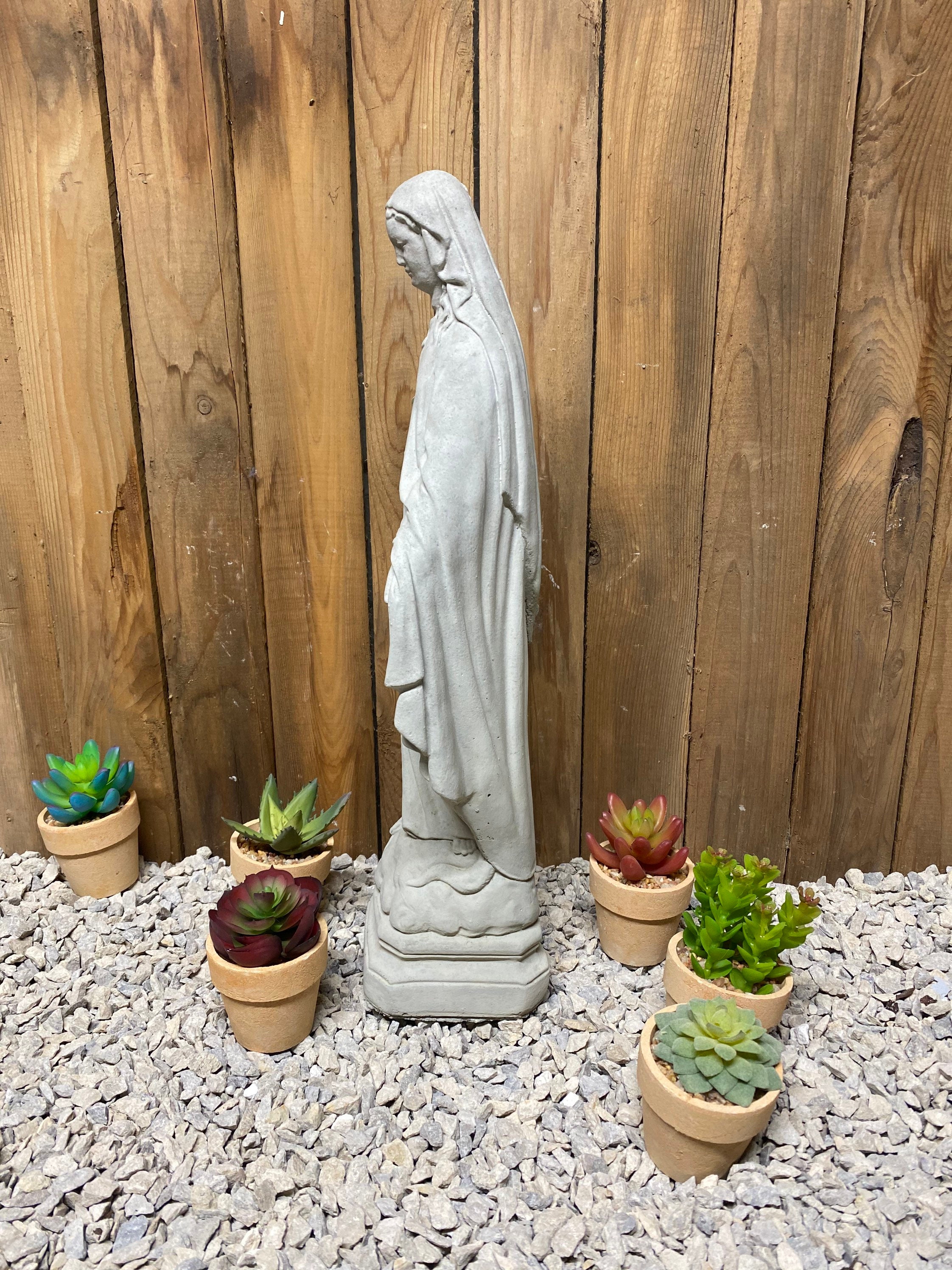 Blessed Mother, free shipping, Mary Concrete statue, Virgin Mary, religious statue
