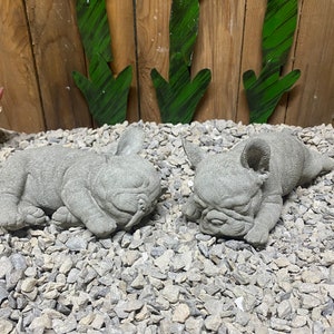 French bulldog concrete statue indoor/ outdoor home and garden decor