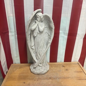 Fancy angel concrete statue garden decor