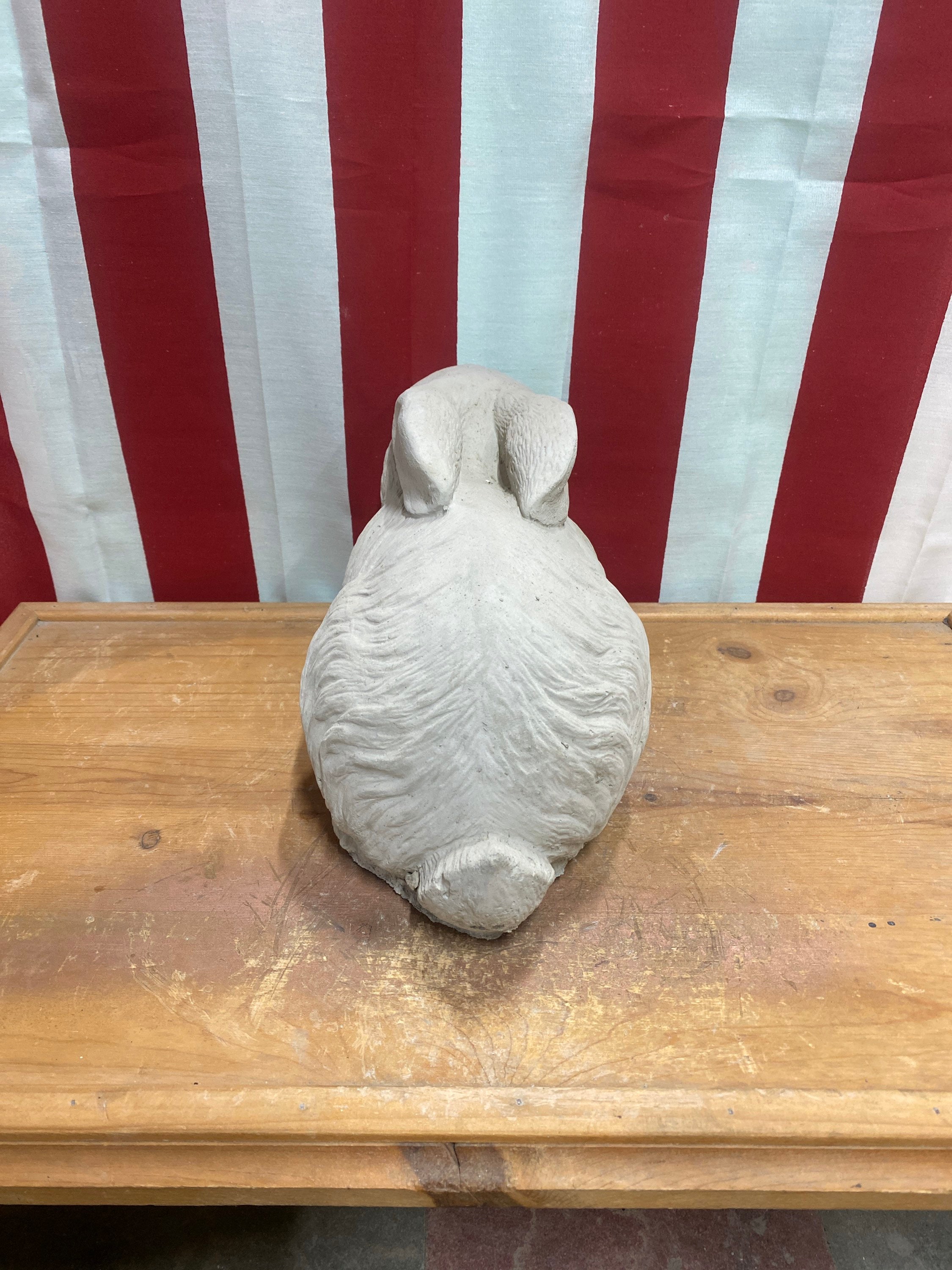 rabbit concrete statue