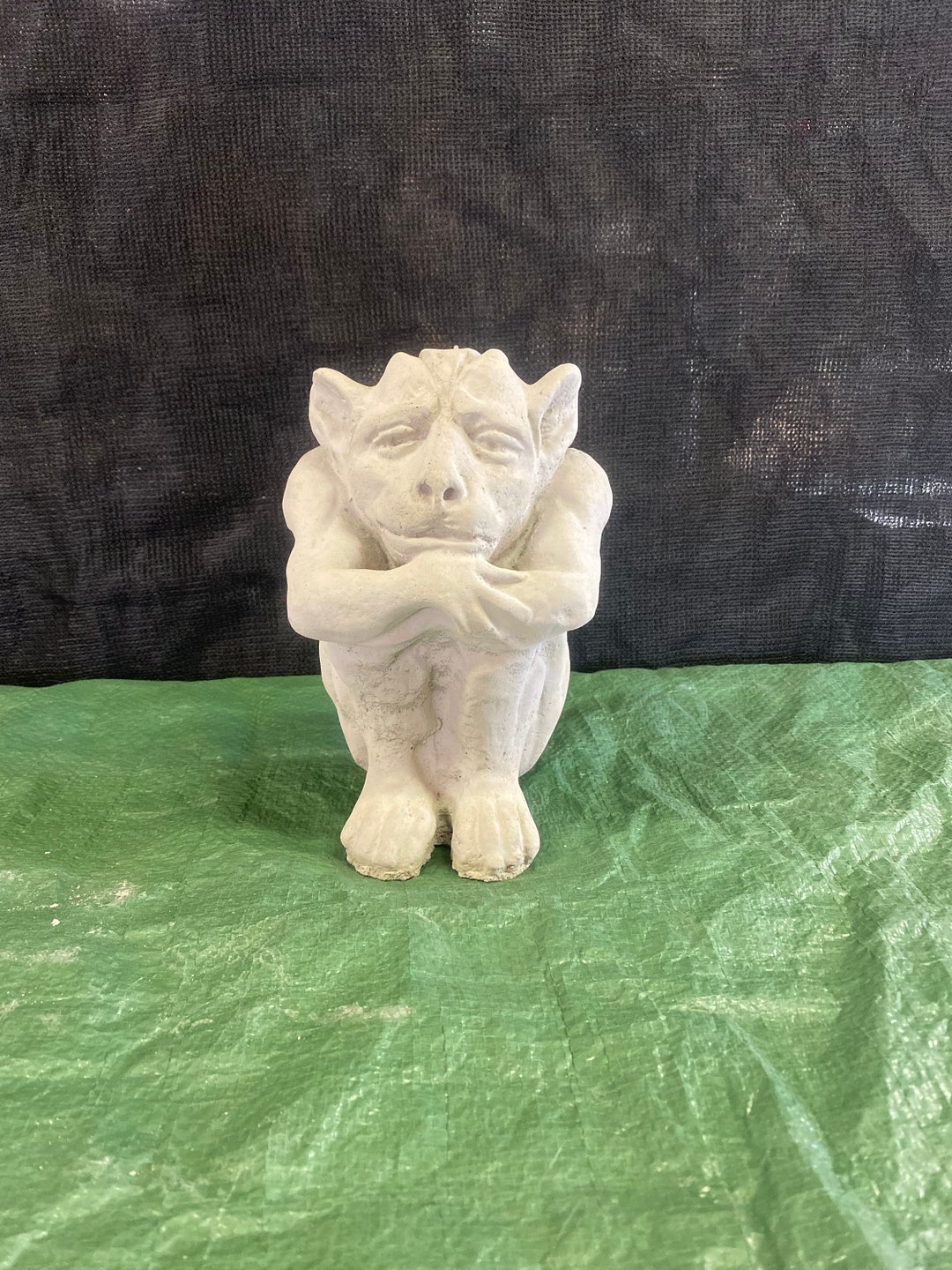 Gargoyle Concrete Statue - Etsy