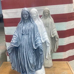 18” Virgin Mary Concrete Statuary indoor/ outdoor home and garden decor