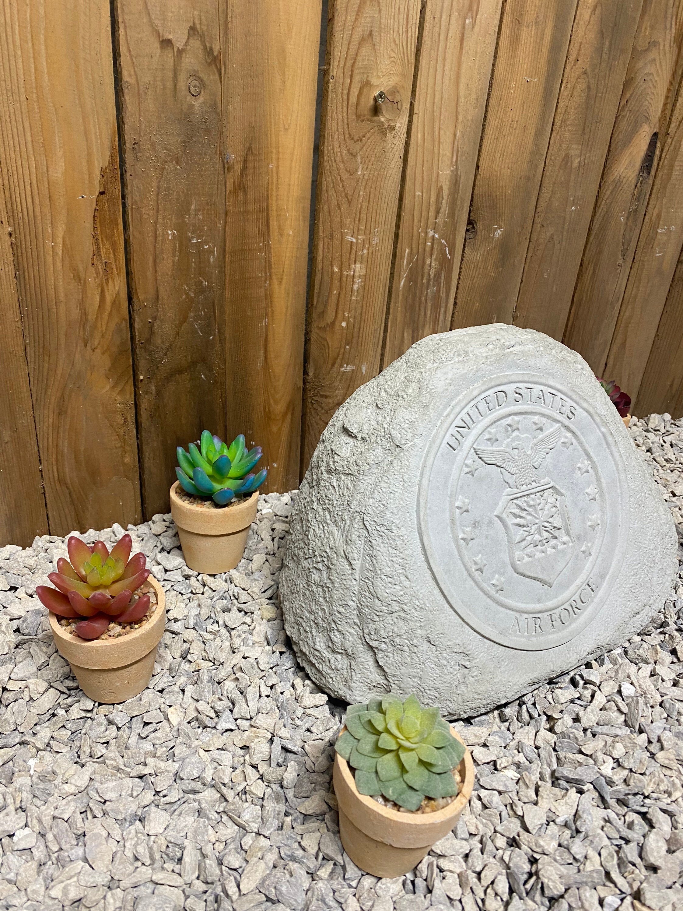 Large Air Force military stone, concrete United States military statue