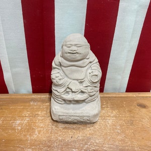 Buddha concrete statue, zen garden decor, spiritual statue, 9.99 shipping