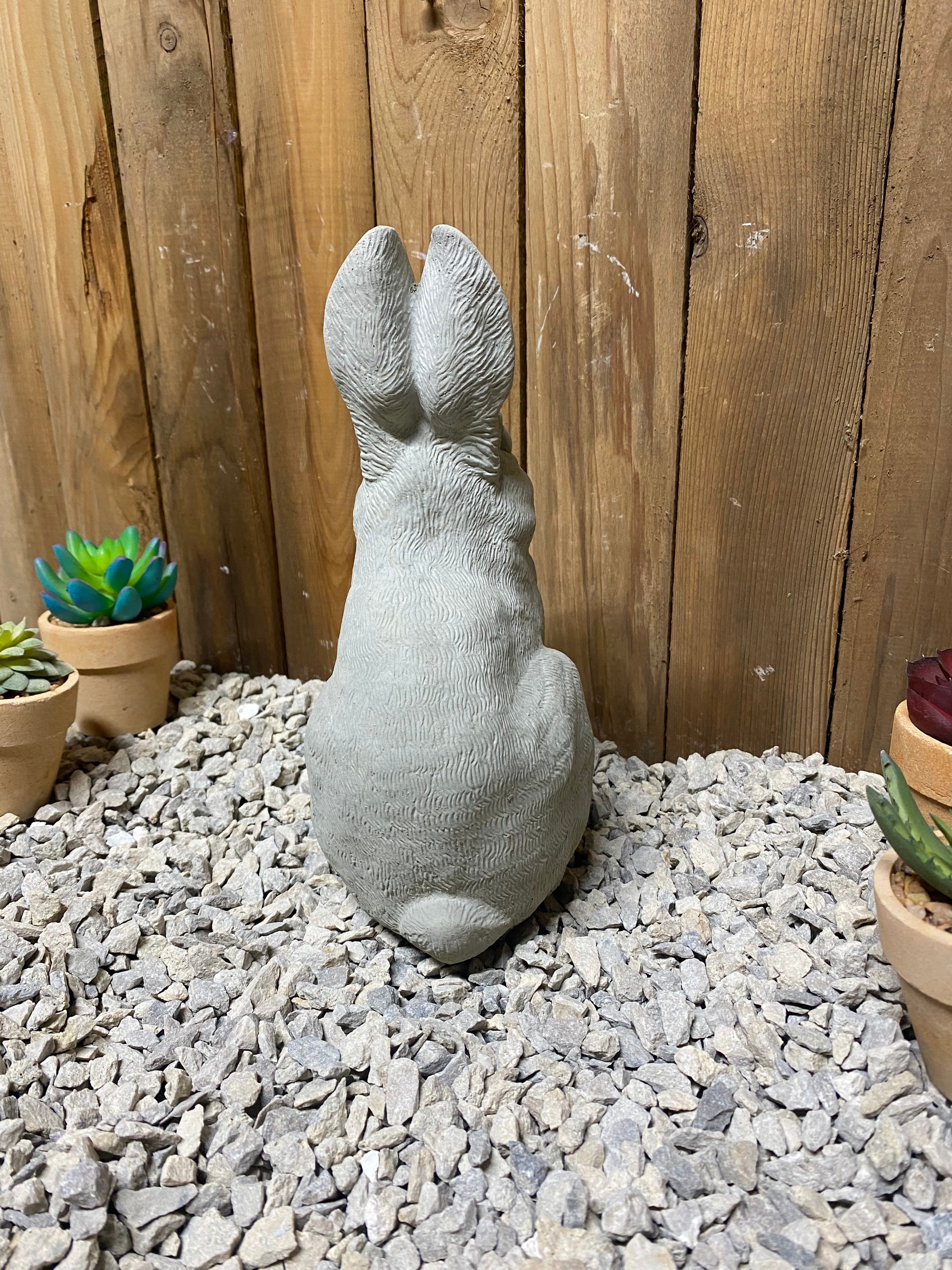 rabbit concrete statue