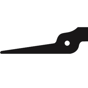 Single Scroll Tong for Blacksmith DXF,*Digital File Only*, designed to fit on 3 x 18