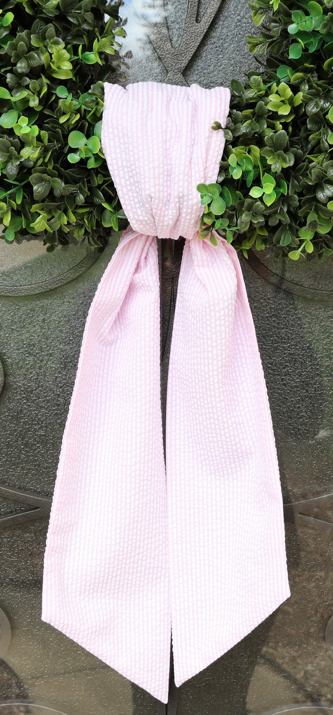 Aazon.co: 2Pcs Wreath Sash For Front Door Black Strip Door Wreath