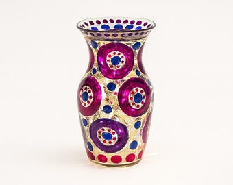 Purple Indoor/Outdoor Glass Light