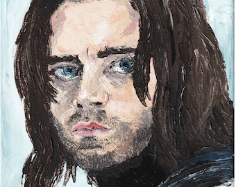 Winter Soldier Portrait Print