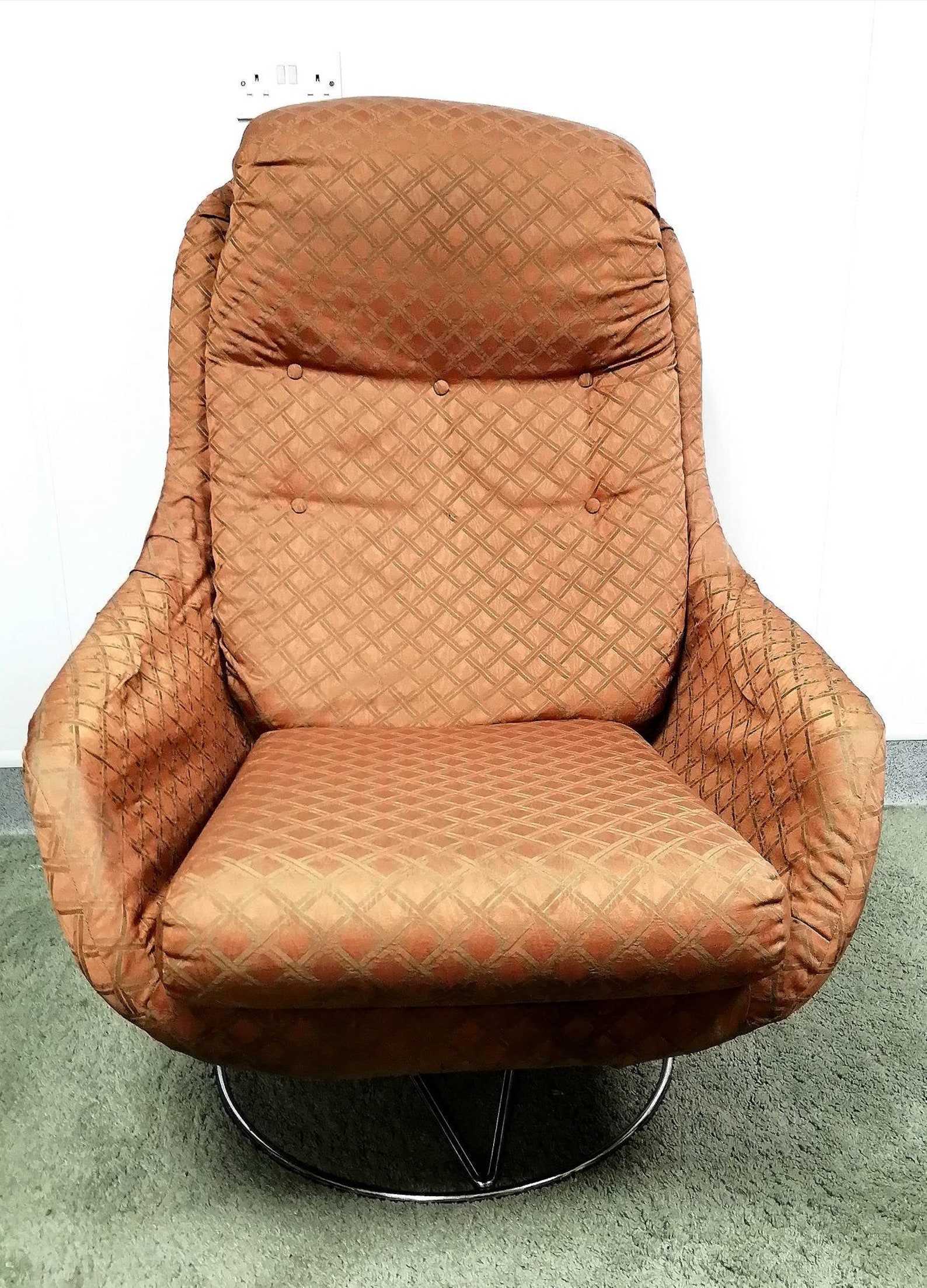 Mid Century Vono Style Egg Chair | Etsy