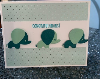 Baby Boy Congratulations Card