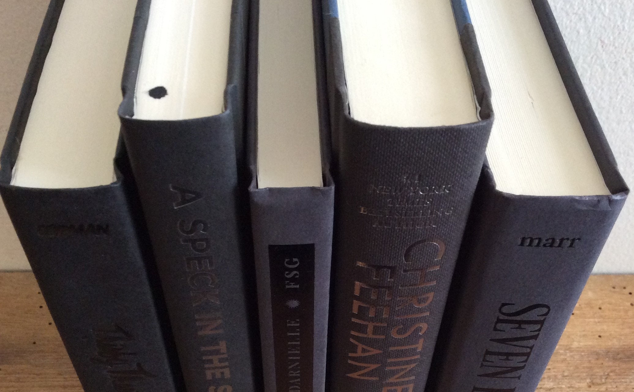 Black Books with Onyx Smoky Silver Titles for Home Decor Etsy