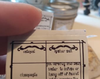 Herbal & Spiced Tea Bag Bath Soak I have 2 of each kind