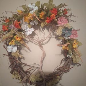Tree of Life Grapevine Wreath