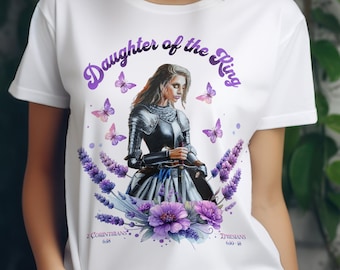 Camiseta Hija del Rey, Camiseta Armadura Cristiana de Dios