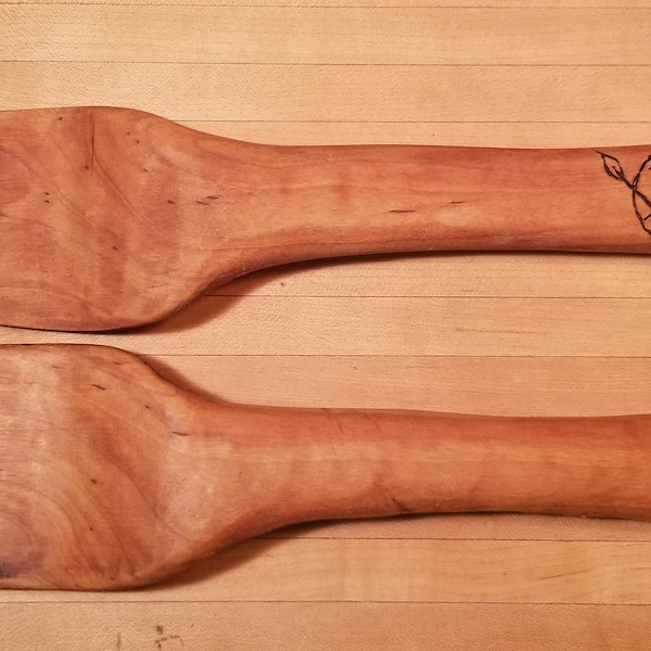 Hand Carved Wood Spatula