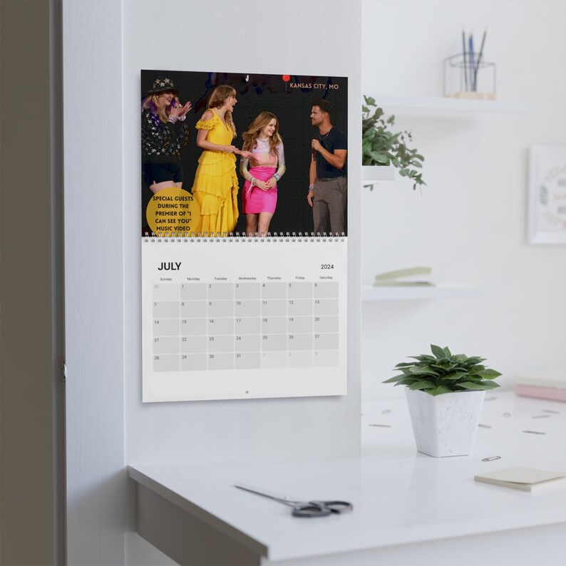 Swiftie ERAS Tour Calendar 2024 Etsy