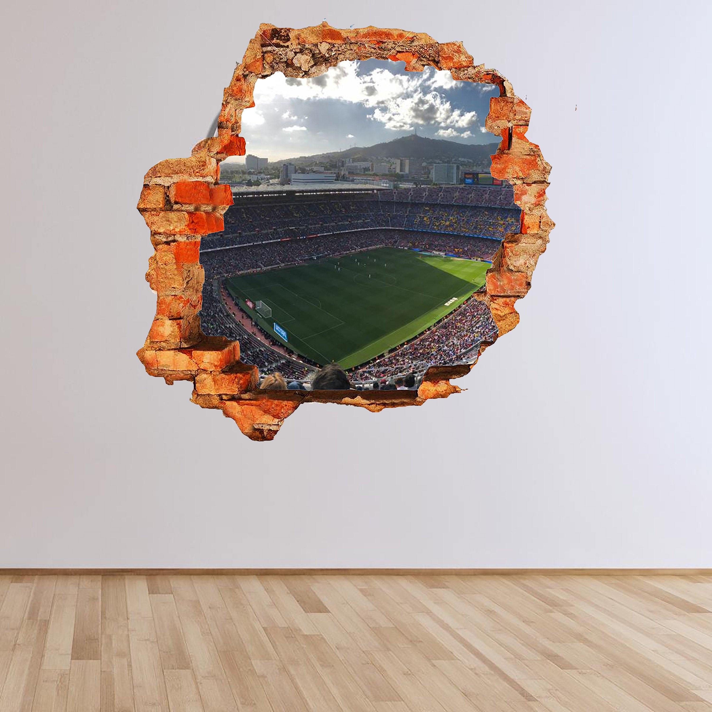 Football Field Wall Decor Sticker Decal3D DesignVinyl Home Etsy