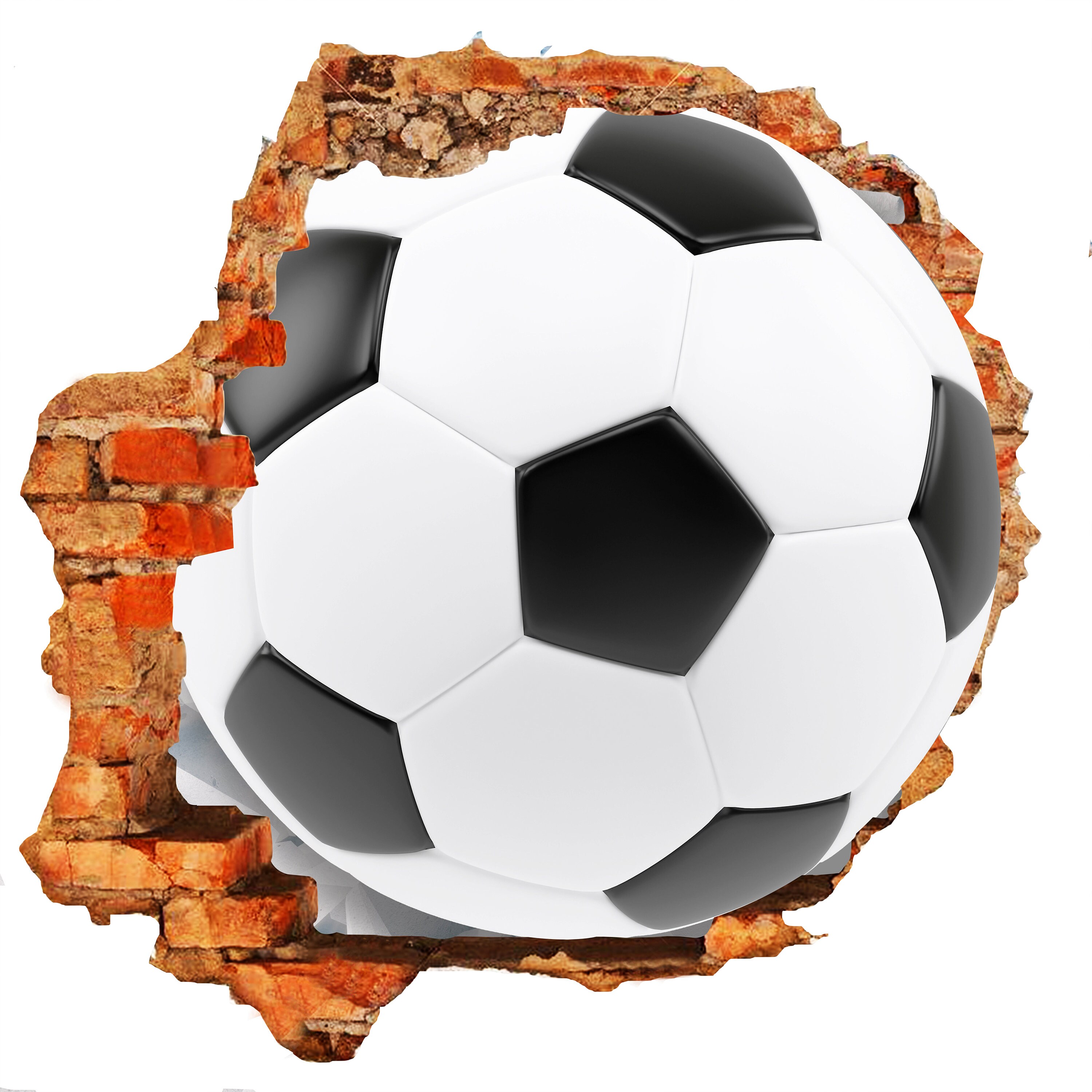 Soccer Ball Sticker Wall Decor3D DesignsVinyl DecorHome Etsy
