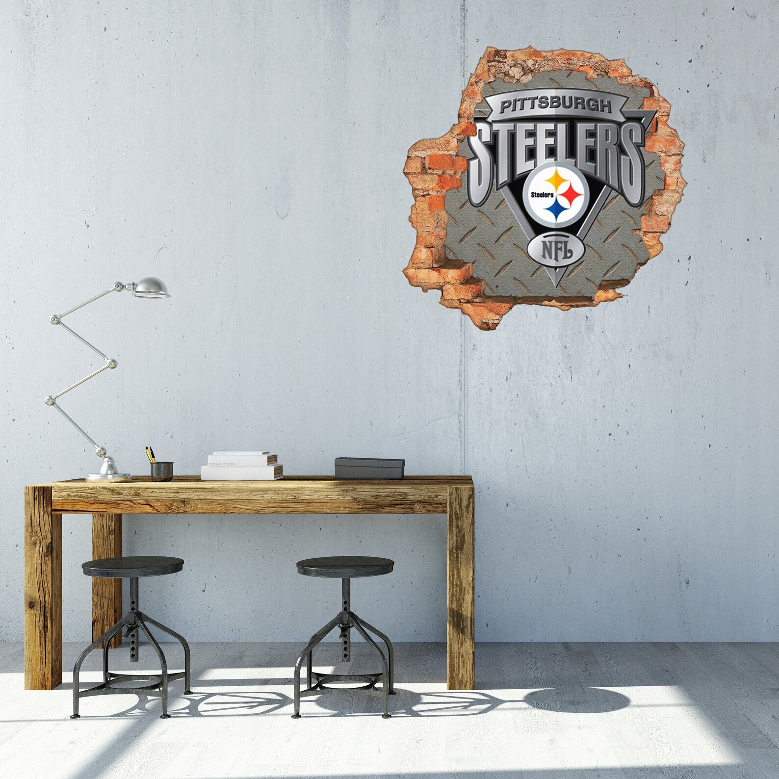 Pittsburgh Steelers Sticker Wall Decor3D DesignVinyl Home Etsy