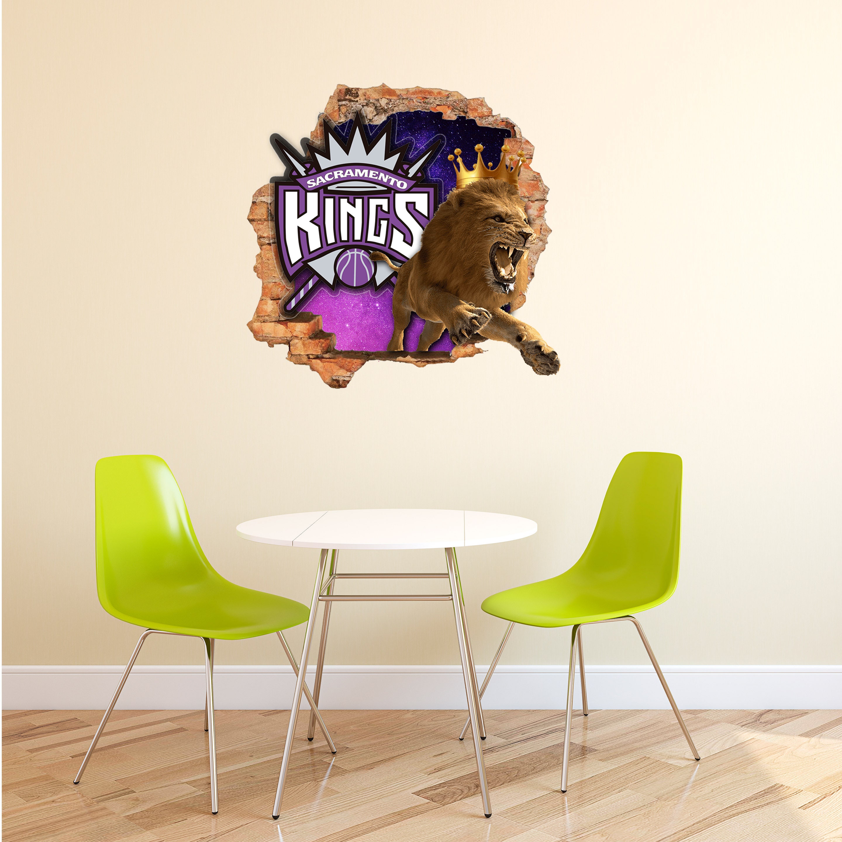 Sacramento Kings Wall Decor Sticker3D DesignVinyl Home Etsy