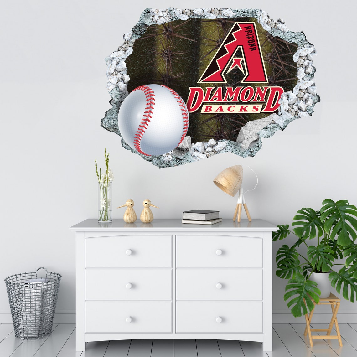 Arizona Diamondback Sticker Wall Decor3D DesignVinyl Home Etsy