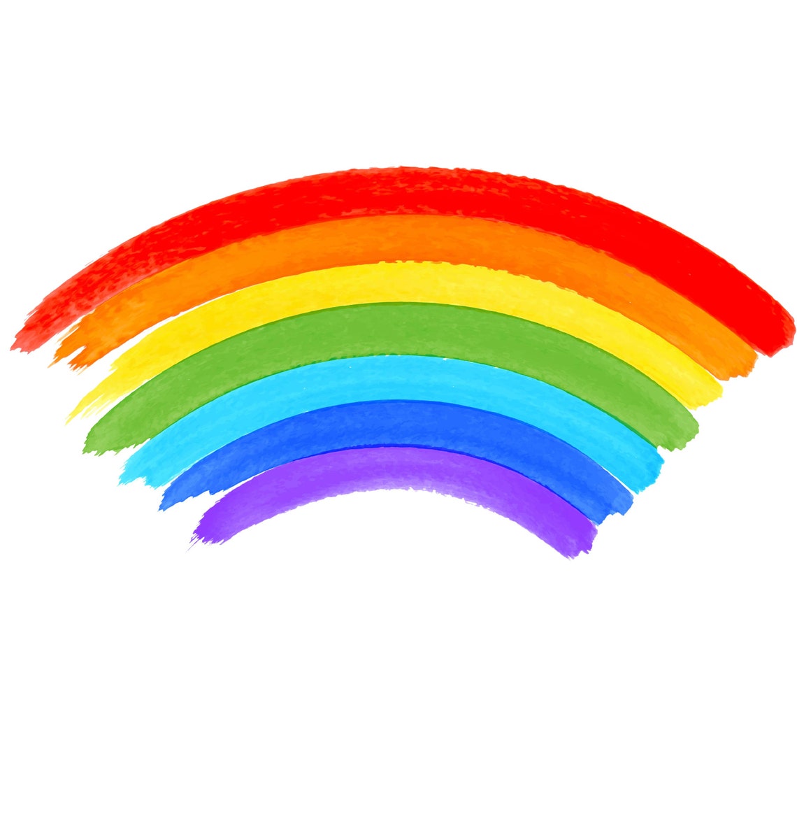 Rainbow Wall Decal3d Designssticker Vinylhome Decormural Etsy