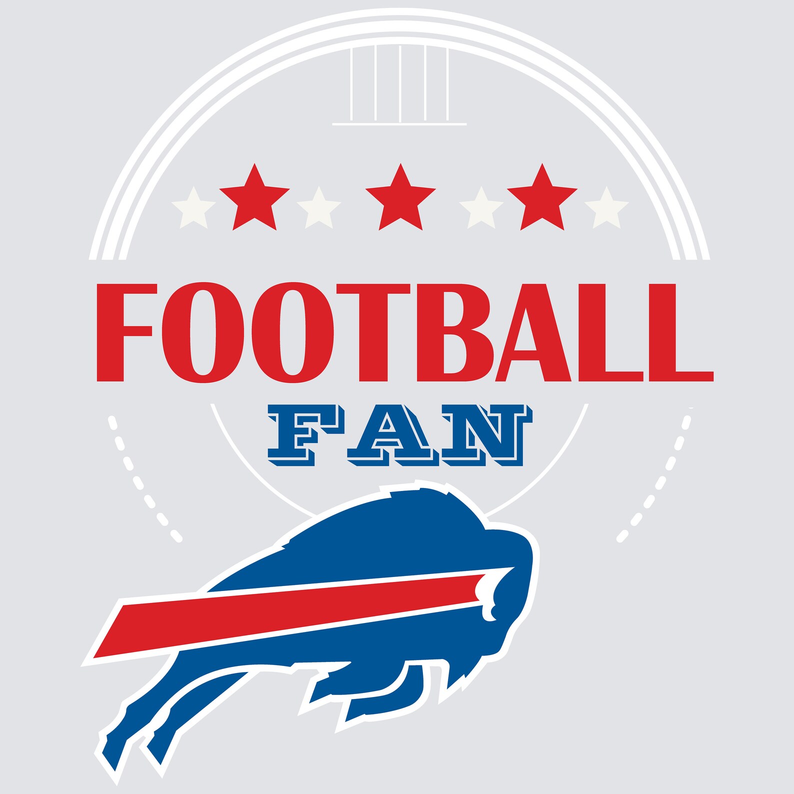 Buffalo Bills Football Fan Sticker Wall Decal3D Etsy