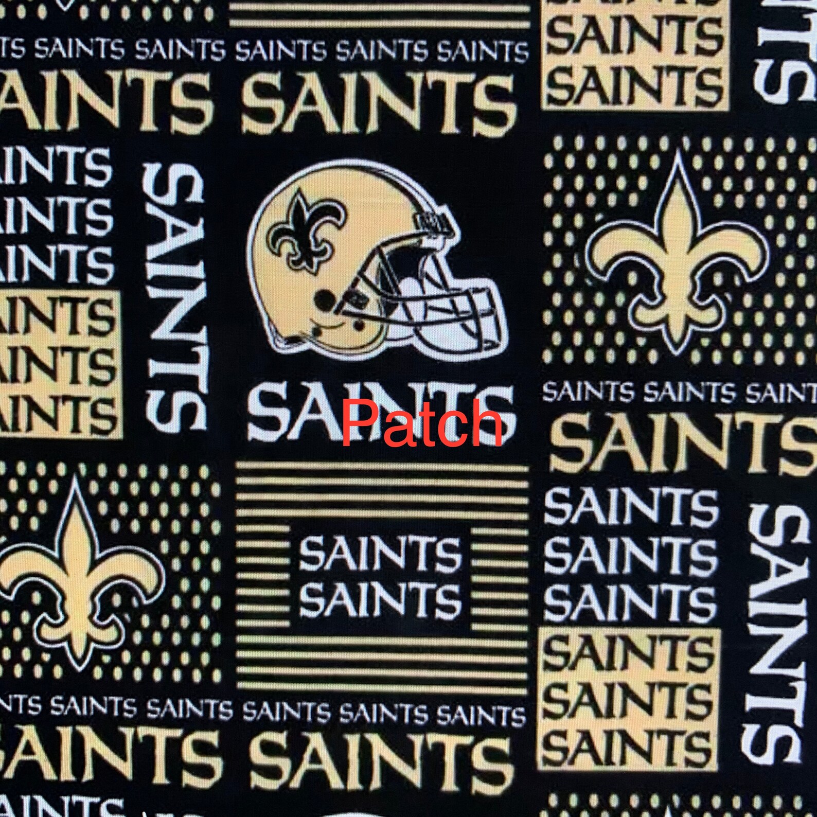 NFL Fabric New Orleans Saints Cotton Fabric Camo Distressed Etsy