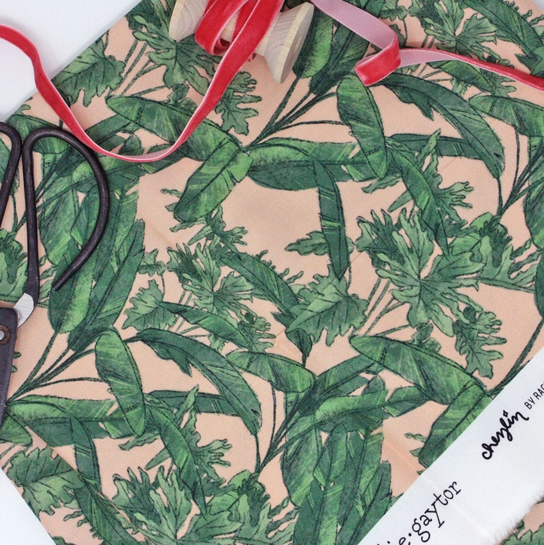 New Orleans Themed Fabric NOLA French Quarter Foliage 100 Cotton Woven