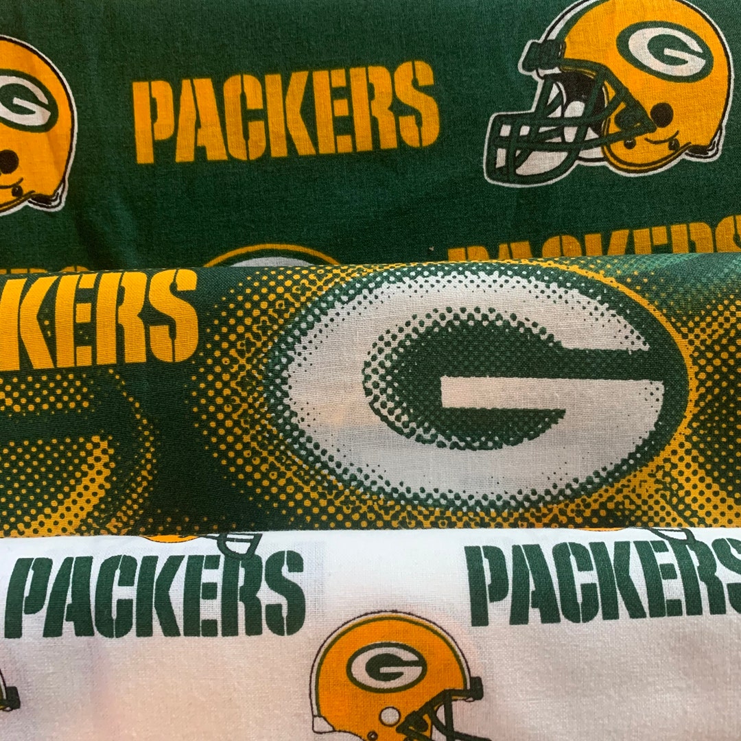 NFL Cotton Fabric NFL Green Bay Packers Green Bay Packers Cotton Fabric ...