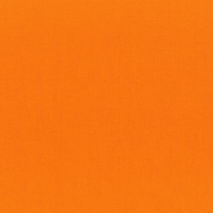 Robert Kaufman| Kona Cotton Broadcloth Clementine Solid | 100% Cotton Fabric | 44/45 inches