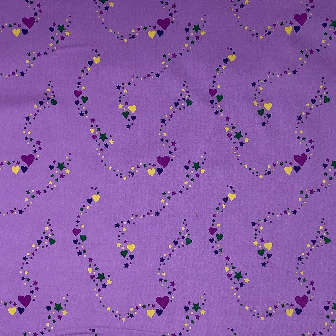 New Orleans Themed Fabric Mardi Gras Fabric Mardi Gras Constellations