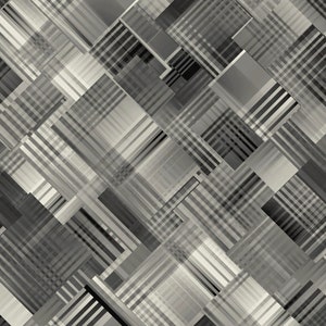 Windham By Whistler Studios Black Prism Plaid Digitally Printed | 100% Cotton Fabric | 44/45 inches