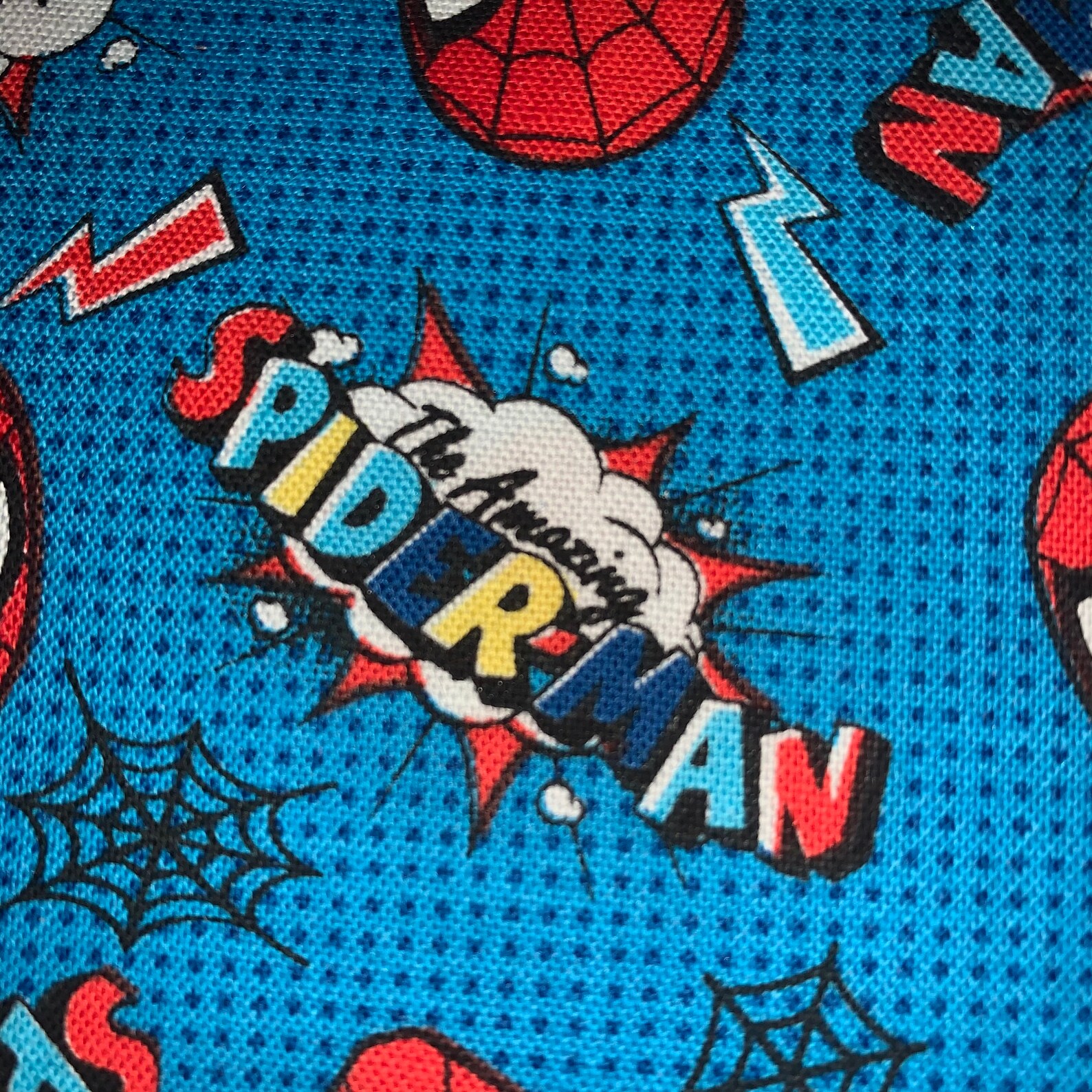 Marvel Comics Fabric Spiderman Fabric Marvel Kawaii | Etsy