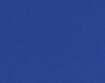 Robert Kaufman| Kona Cotton Broadcloth Deep Blue Solid | 100% Cotton Fabric | 44/45 inches