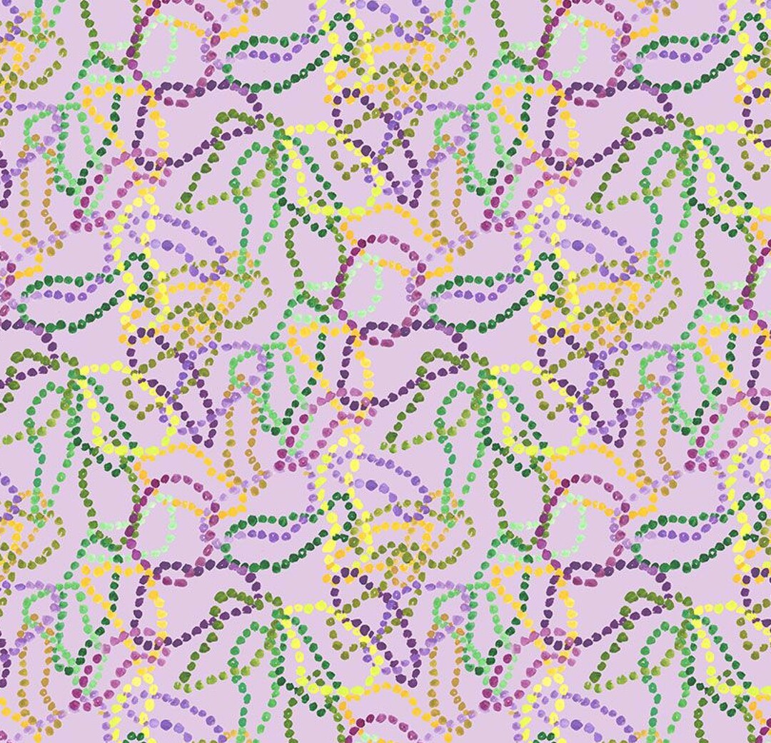 mardi gras fabric pattern