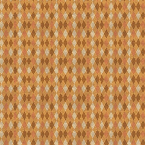 Riley Blake Designs | Halloween Whimsy Diamonds Orange | 100% Cotton, 43/44in