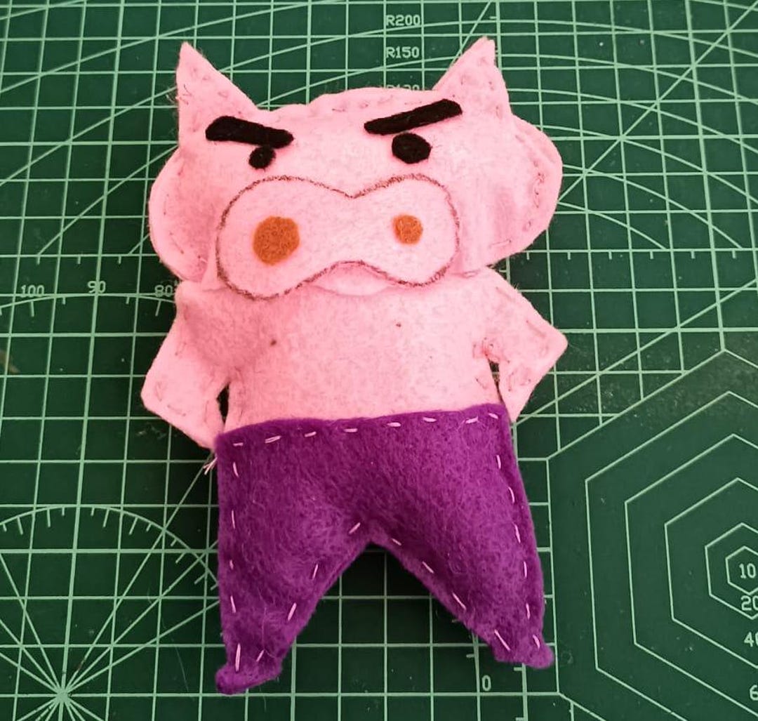Plush Inspired by Shin Chan's Brave Pig UNOFFICIAL - Etsy
