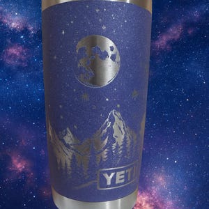 Moon Dust Engraved Yeti Tumbler - Etsy