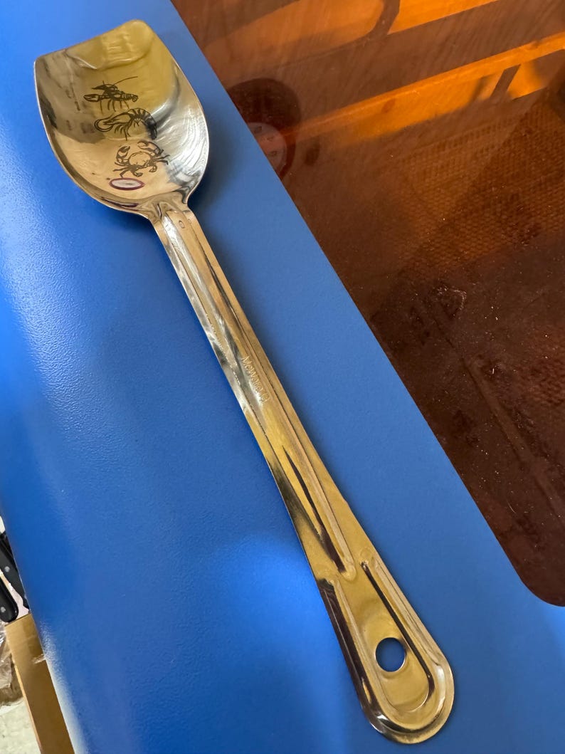 Cajun Seafood Engraved 13” Mcware Roux Spoon - Etsy