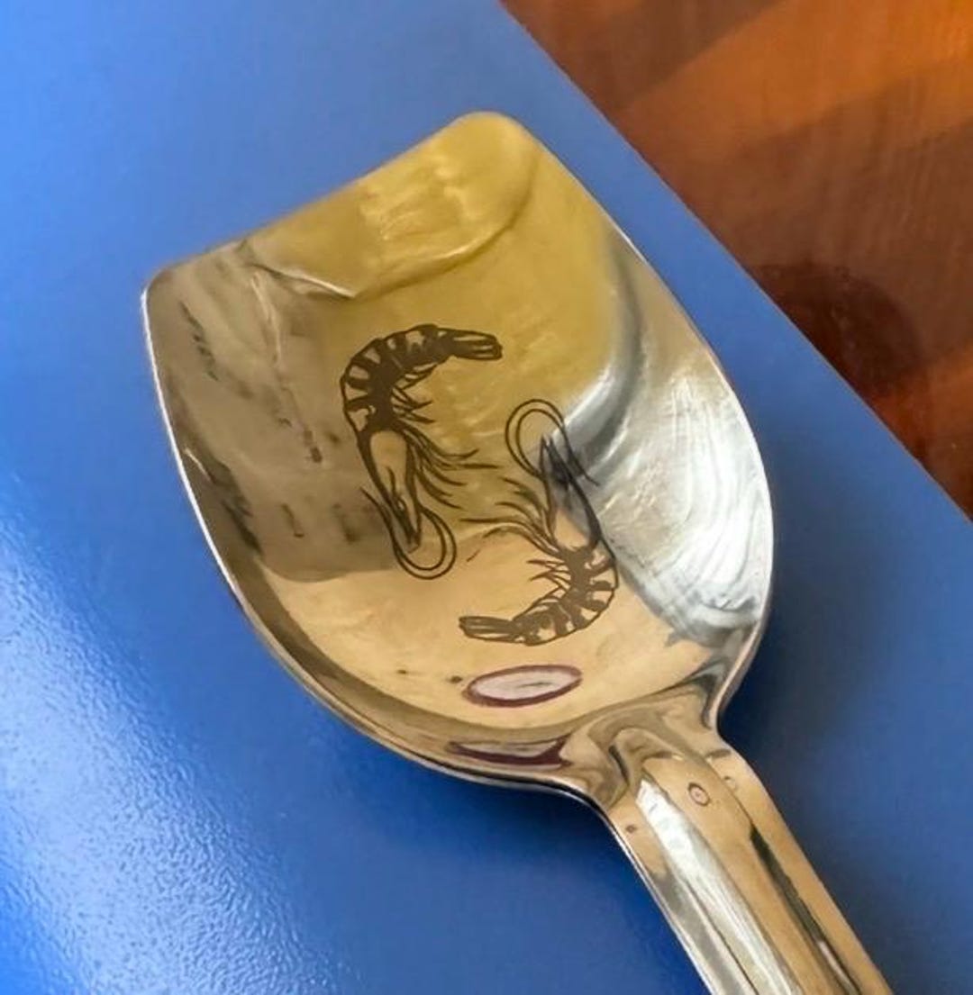 Cajun Shrimp Engraved 13” Mcware Roux Spoon - Etsy