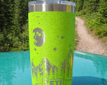 YETI 20 Ounce Rambler 100% Authentic Power Pink Custom Engraved