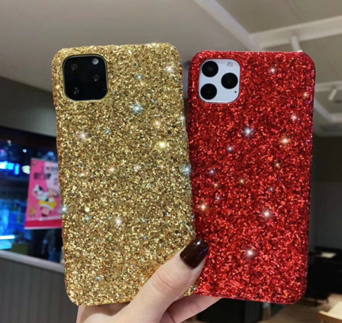 Sparkly Phone Case Sparkle Phone Sparkly Sparkles Hard Etsy